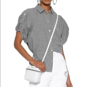 Joie Datherine Caught Sleeve Shirt size small